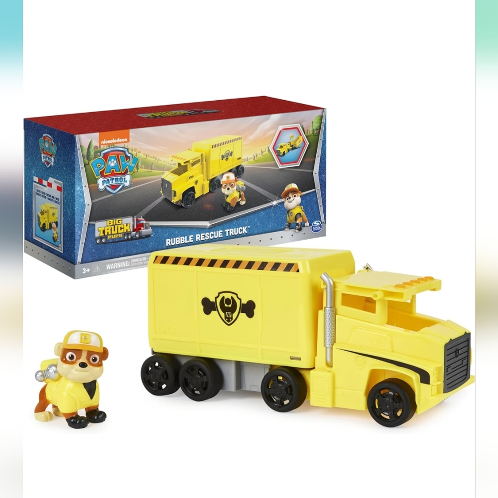 Paw patrol rubble rescue truck. Brand new.